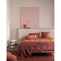 Essenza Lunare Dekbedovertrek Terracotta 240x200/220