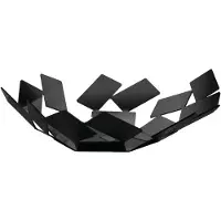 Alessi La Stanza dello Scirocco schaal 24,5 x 23,2 cm rvs zwart
