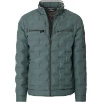 Casamoda Regular Fit Gewatteerd jack turquoise, Effen