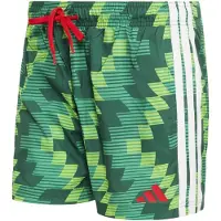 Adidas Boardshorts 'FB' appel / donkergroen / rood / wit
