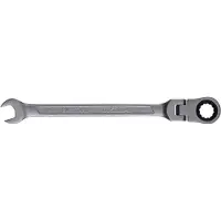 SW-Stahl 03530L-9 ringratelsleutel 9 mm I ringsleutel met scharnier I 72 tanden I steeksleutel met ringratel I ringratelsleutel SW 9