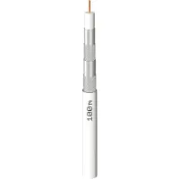 Megasat 100066 Coaxkabel Buitendiameter: 7.2 mm Wit 100 m