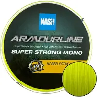 Nash Armourline Mono UV Geel, 12 lb, 0.30 mm, 1000 m, monofil draad voor karpervissen