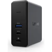 Lenovo G0AE0065EU, Kabel, USB 3.2 Gen 1 (3.1 Gen 1) Type-C, 60 W, Zwart, Grijs, MicroSD (TransFlash), 3840 x 2160 px