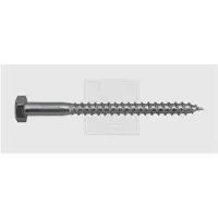Swg 4009155711386 Houtschroef 10 mm 260 mm Buitenzeskant DIN 571 Staal Verzinkt 25 stuk(s)