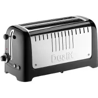 Dualit DU46065 2 Lite Long Peek&Pop Gloss Black