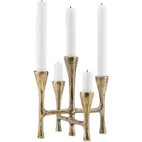 House Doctor Tristy Candle Stand - Kaarshouders Aluminium Brass - 205850951