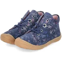 Pepino by Ricosta meisjesschoenen met veters, model DOTS, blauw, suède, maat 24