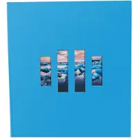Exacompta Milano Fotoalbum Harde kaft Papier 30,3 x 32,8 x 4,7 cm Blauw