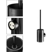Keuco Reva - Toiletborstel met handvat, mat zwart 12864379000
