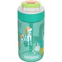 Kambukka Lagoon Drinkfles voor kinderen 400ml Disco Zoo - met geïntegreerd rietje - drinkbus kinderen - drinkbeker voor school