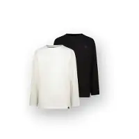 Vingino Jongens T-shirt Basic-LS-2pack Jongen Wit 128
