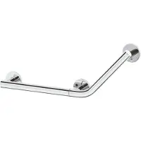 Keuco hoekig handvat 135Grad Plan Care projectie 673 266mm re. verchroomd fin.