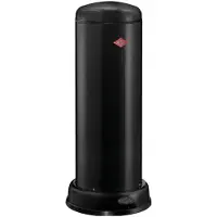 Wesco Big Baseboy Prullenbak met Soft Close | 30 Liter | Metaal - Zwart | Pedaalemmer