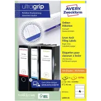 Avery Zweckform Rugetiket breed 61x192mm zelfklevend wit