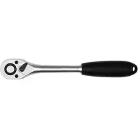 YATO Ratelsleutel 1/4 inch met plastic handgreep, 72 tanden