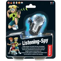 Kosmos Spy Labs Listening-Spy – Spionagespeelgoed – Bouw je eigen afluisterapparaat – Inclusief richtmicrofoon en versterker – Luisterapparaat