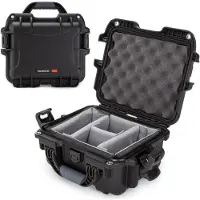 Nanuk 905 Waterdichte koffer met gevoerde compartimenten - Zwart