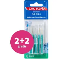 Lactona EasyGrip Interdentaal Ragers 4mm groen - 5 stuks