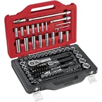 Facom start set in koffer met ratel doppen 1/4" & 1/2" twin box 100-delig - RSL.151-EP100PB
