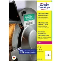 Avery Zweckform etiquette ultra r'sistante en film noir