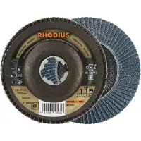 Rhodius 211390 LSZ F1 X-LOCK Lamellenschijf Korrelgrootte (num) 60 RVS, Staal 10 stuk(s)