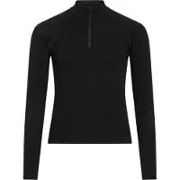 Icebreaker - Kids 260 Tech L/S Half Zip - Merino-ondergoed 110, zwart