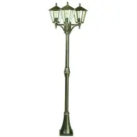 Albert Grote staande buitenlamp Nelly 207cm brons