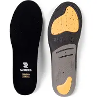 52bones GameTech Mid Arch - premium inlegzolen met medium voetboog - optimale demping hiel en voorvoet - geschikt voor voetbal, tennis, hockey en volleybal - maat 37/38 - 1 paar