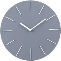 Sensahome Wandklok Dubai - Moderne Minimalistische Klok - Nordic Stijl - Moderne Klok - Ø30cm - Grijs
