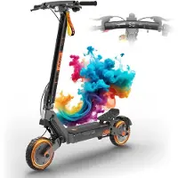 KUKIRIN G2 Ultra - Elektrische scooter, opvouwbaar - Batterij 48V 18Ah - Banden 10 inch - Actieradius 55 km - Voor- en achterremmen - Elektrische rem - Zwart