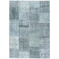 FRAAI Patchwork Vloerkleed - Estate Blauw/Groen - 160x230cm