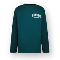 Vingino Shirt donkergroen / wit