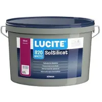 Lucite 820 Solsilicat | Matte Muur- & Gevelverf 5 LTR - Wit