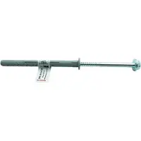Fischer 522719 Constructie-/kozijnplug SXRL - 10 X 80 FUS - TX40/SW13 - Zeskant Schroef - Verzinkt Staal (50st)