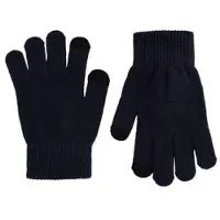 We fashion handschoenen - donkerblauw Jongens Polyester Effen - maat L