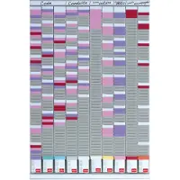 Nobo T-kaart planningset projectplanner (10 panelen, 54 sleuven)