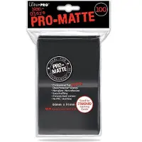 Ultra pro Sleeves Pro-Matte - Standaard Zwart (100 stuks)