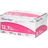Embecta Micro-Fine Insulinespuiten U-40 1ML 12,7MM 29G (100 stuks)