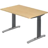 Hjh OFFICE PRO XTRA XB 12 GC - Esdoorn 120x80 Tafelhoogte I In hoogte verstelbaar