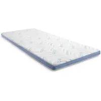 Sleezzze Koudschuim topper CloudComfort Cool 80 x 200 cm H2/H3, hoogte 7 cm, hardheid H2/H3, 7-zone topper met zomer- en winterzijden
