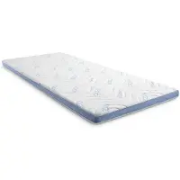 Sleezzze Kaltschuim toplaag CloudComfort Cool, 90 x 200 cm, H2/H3, hoogte 7 cm, stevigheid H2/H3, 7-zone toplaag met thermisch actieve, verkoelende hoes