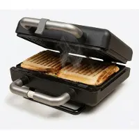 GADGY Premium Tosti Apparaat voor 2 Tosti's – Zwart - 3-in-1 Grill, Tosti- & Wafelmaker - Verwisselbare Platen - 600W - Extra Krachtig - 2x Brusselse Wafel - Croque Monsieur