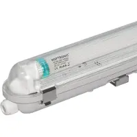 HOFTRONIC™ LED TL Armatuur 60 cm IP65 T8 4000K 9W 1260lm 140lm/W incl. flikkervrije LED buis Koppelbaar