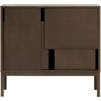Design House Stockholm Layer dressoir Donker eiken, 120x110, met poten