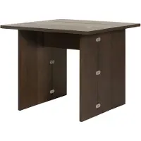 Design House Stockholm Flip Table Tafel Dark Oak | 90x90 cm