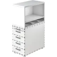 Hjh OFFICE PRO SIGNA SCA1 - Rolcontainer Wit