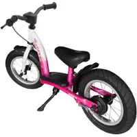Bikestar Classic loopfiets, 12 inch, oze / wit unisex