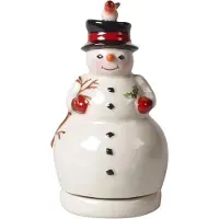 Villeroy & Boch Nostalgic Melody muziekdoos sneeuwpop Wit