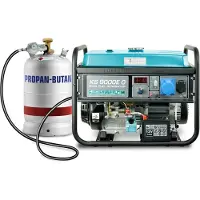 Könner&Sohnen KS 9000E: LPG/benzine-generator, mobiele noodstroomgenerator